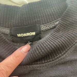 Monrow ladies black sweater dress